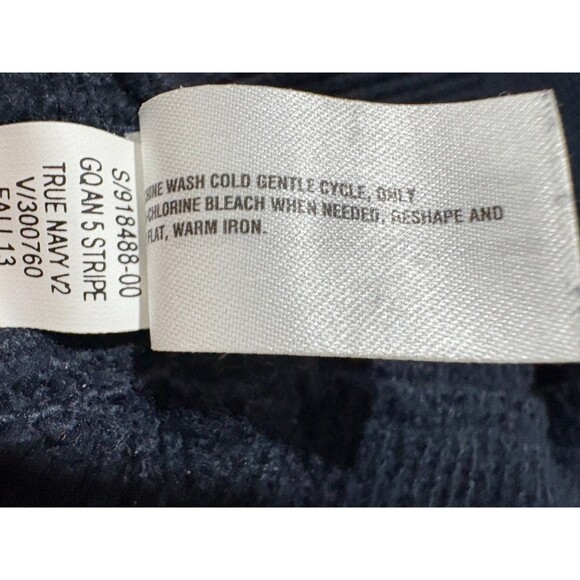 RARE Aviator Nation x Gap Womens Stripe Navy Pullover Crew Sweater Sz XS Stain - Picture 9 of 10